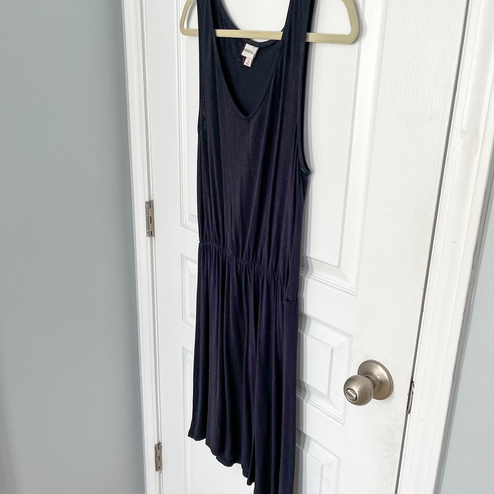 Merona Cotton Tank Knit T Shirt Dress - Black - Picture 7 of 12